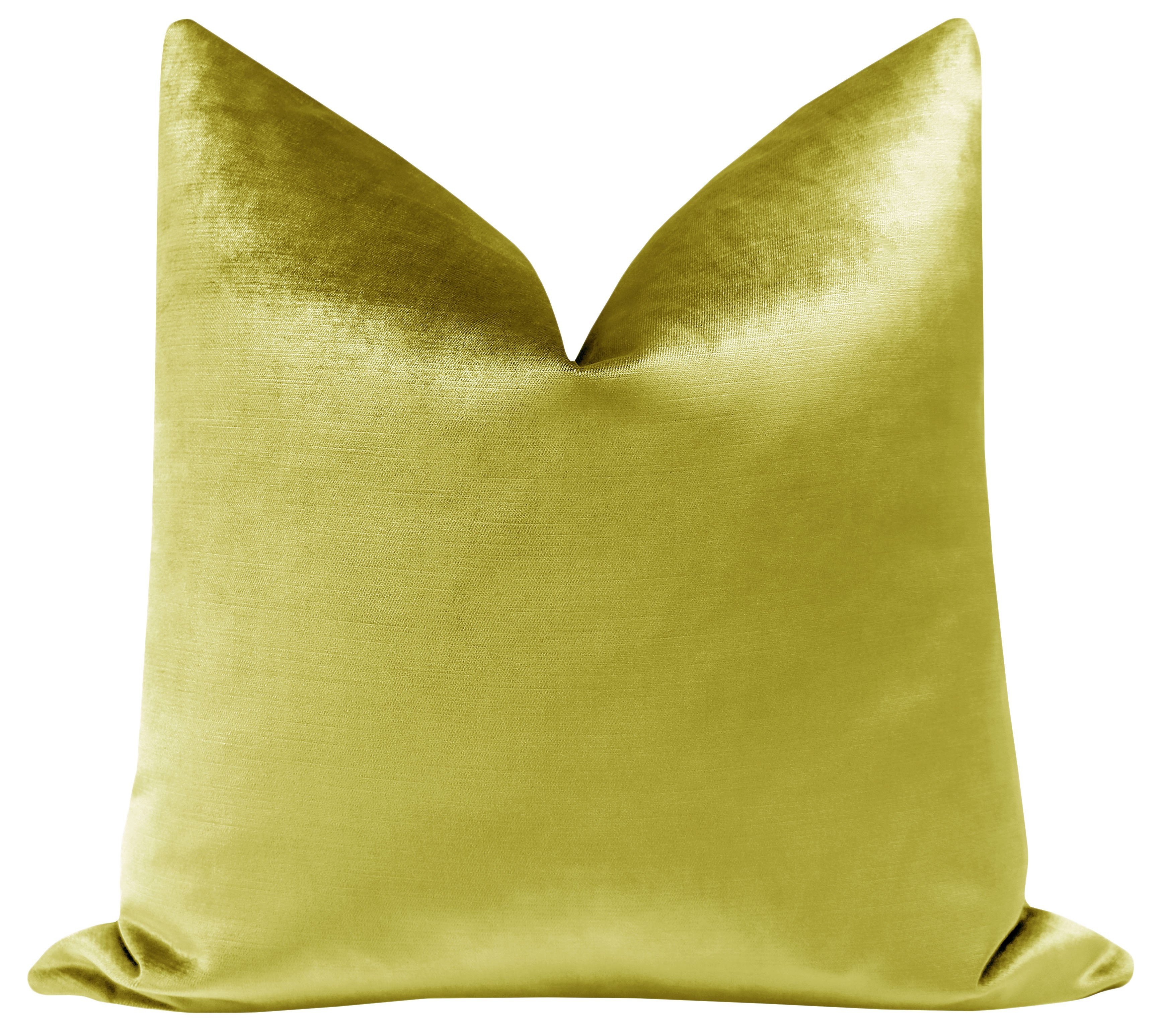 Faux Silk Velvet // Chartreuse | LITTLE DESIGN COMPANY