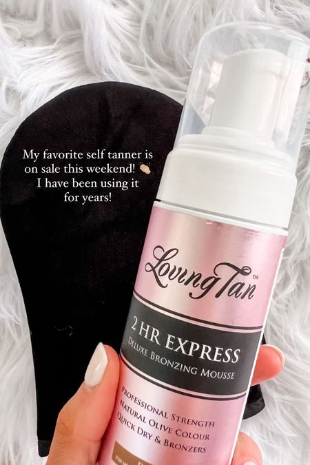 The best self tanner! It’s 15% off currently if you purchase it through the app - the sale ends today! 

Loverly Grey, self tanner 

#LTKBeauty #LTKSaleAlert