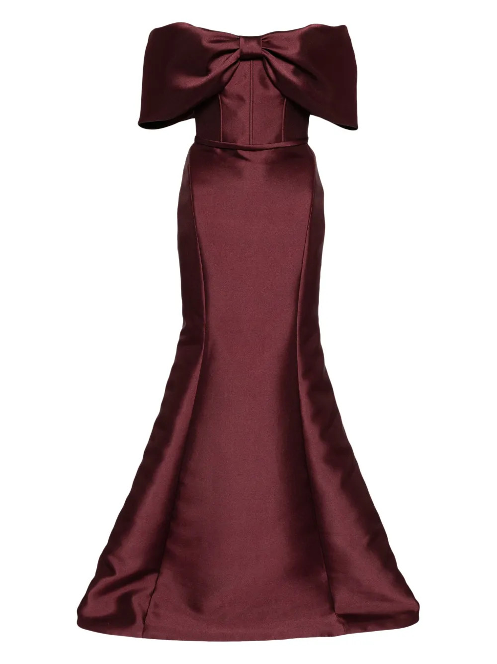 off-shoulder bow gown | Farfetch Global