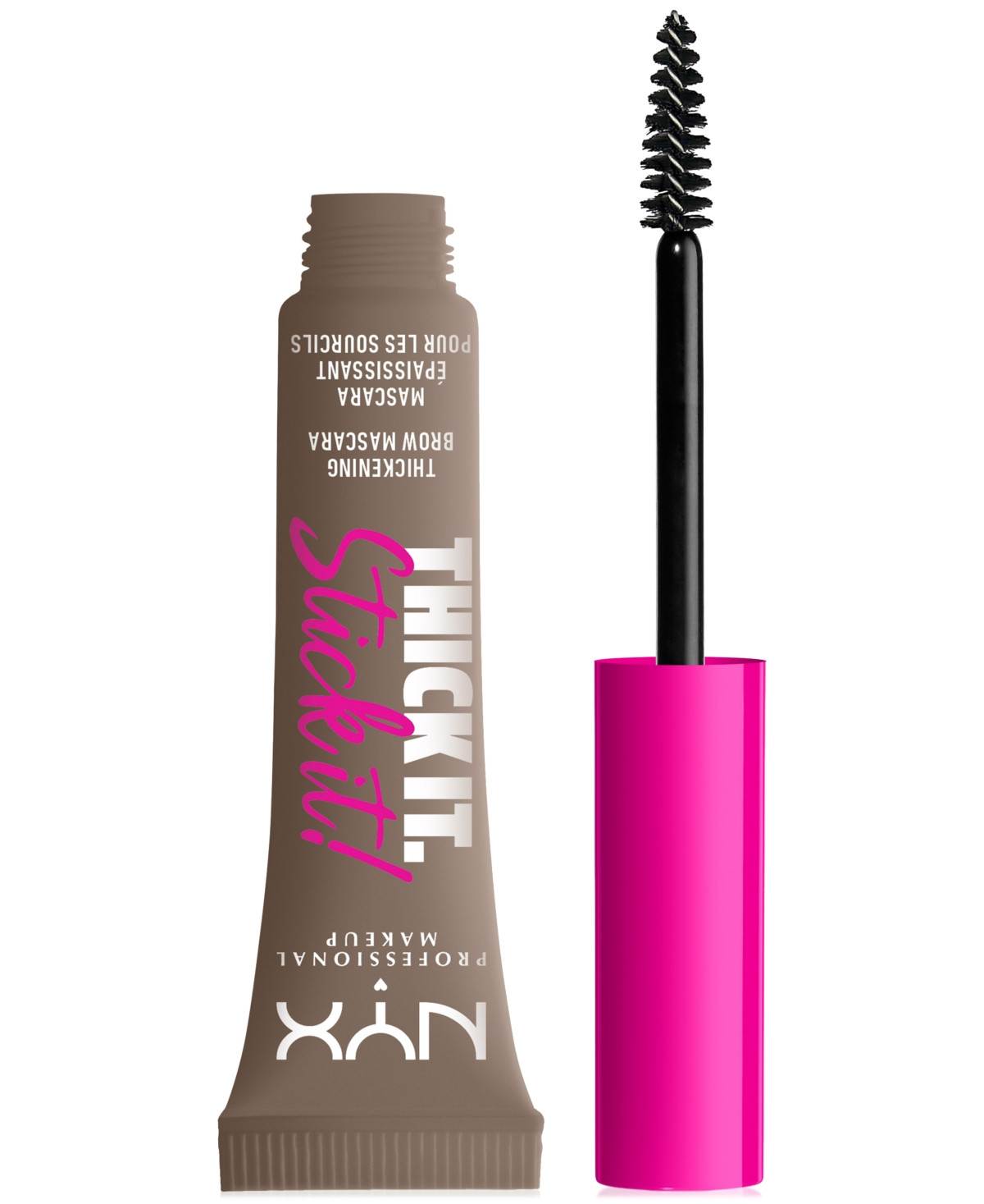 Nyx Professional Makeup Thick It. Stick It! Thickening Brow Mascara - Taupe | Macy's