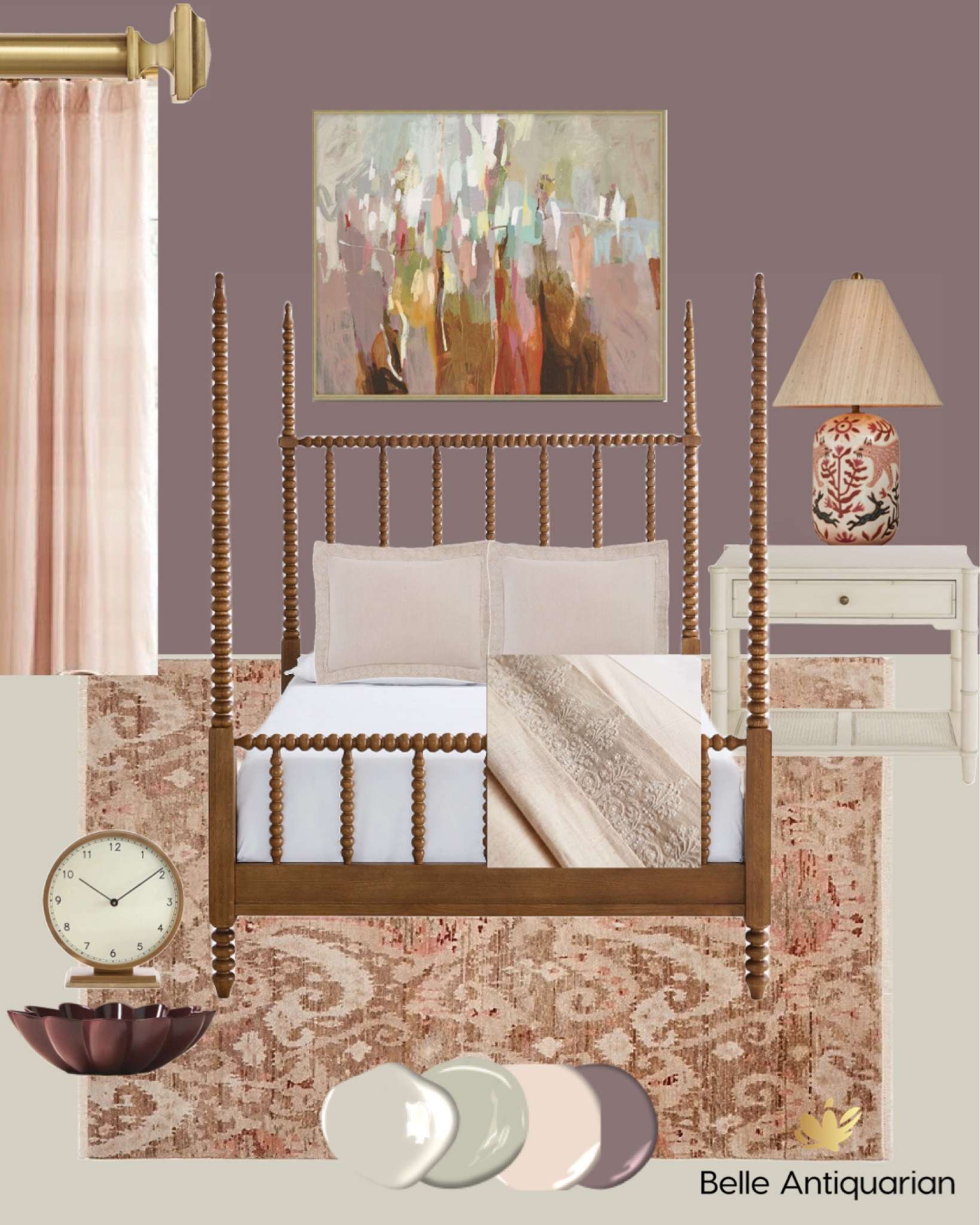 Using the Benjamin Moore color of the year, Cinnamon Slate, and 3 additional 2025 color trends, watch one space change drastically with each new wall color. The full article is published on BelleAntiquarian.com. 

#LTKHome #LTKFamily #LTKSaleAlert