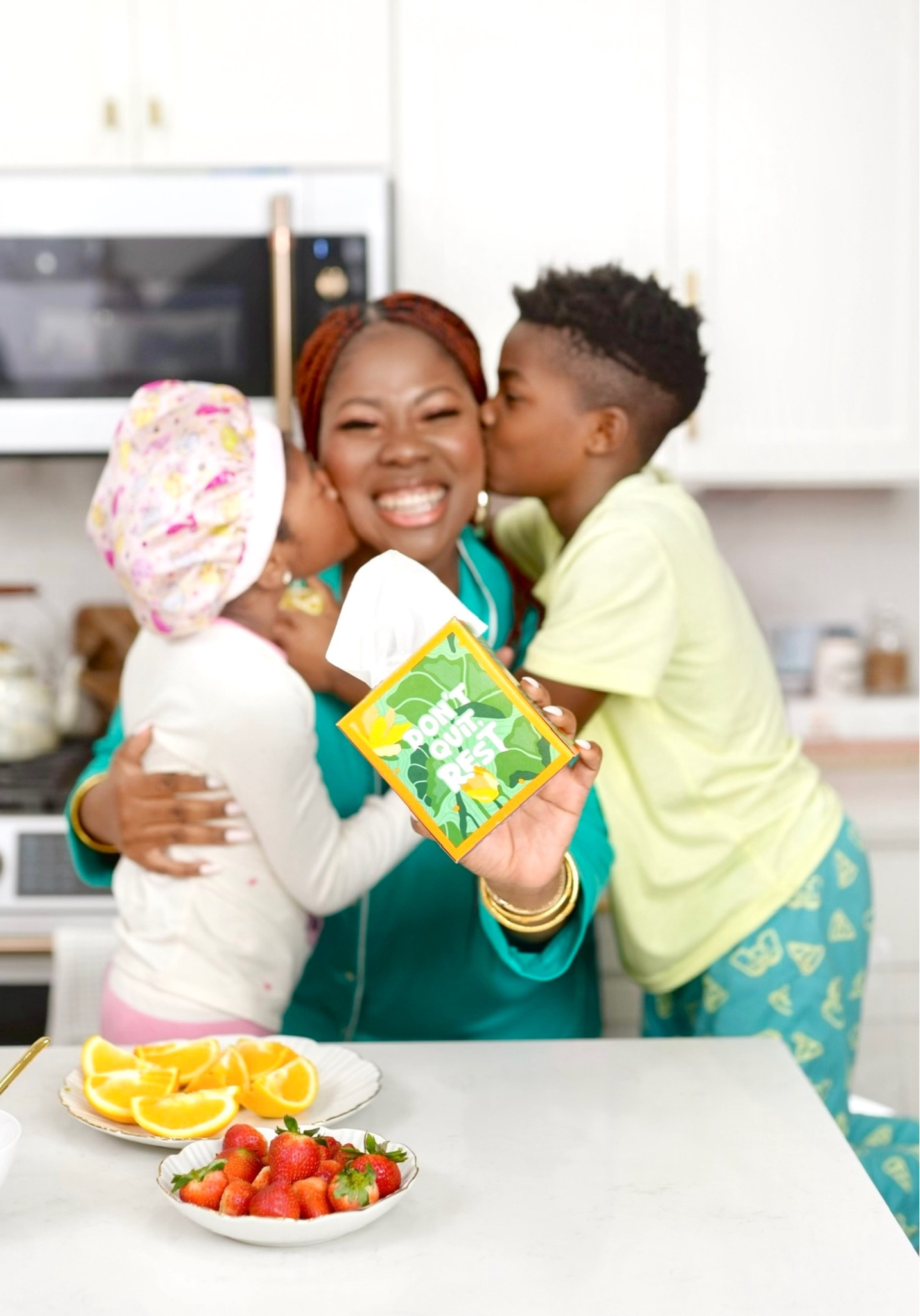 #AD  Don’t Quit, Rest! 😇
Motherhood is the most challenging job yet the most rewarding, and I love every part of it. It is also one of the jobs you cannot quit, so it is important to take time for yourself and rest when you need to.
One of the rules of our household is to openly express our emotions, and it is important to teach my kids that. As hard as it can be sometimes, I am not afraid to tell my kids “No, I can’t do it now, mommy is a little tired but I will do it for you later” and I don’t have to feel bad about it.  
The new @Kleenex® Self-Care Awareness Collection exclusively at @Target is made to help emphasize the importance of self-care, and provides gentle reminders with a positive message on every pack that's tied to destigmatizing mental wellness. 
We absolutely love Kleenex facial tissues because of their superior quality, and we have Kleenex facial tissues at every corner of our home. I love seeing the self-care reminders on every box and I love that my kids see it and read it too :)  
Make sure you Grab your @Kleenex® Self-Care Awareness Collection box at @Target and thank me later :) 
 
There is a link on each Kleenex box, which will help aim to provide mental wellness resources in partnership with “Self-care Is For Everyone” and ways to get involved and contribute. 

#ad @Kleenex @Target #TargetStyle #Target  #TargetPartner

#LTKfamily #LTKSeasonal