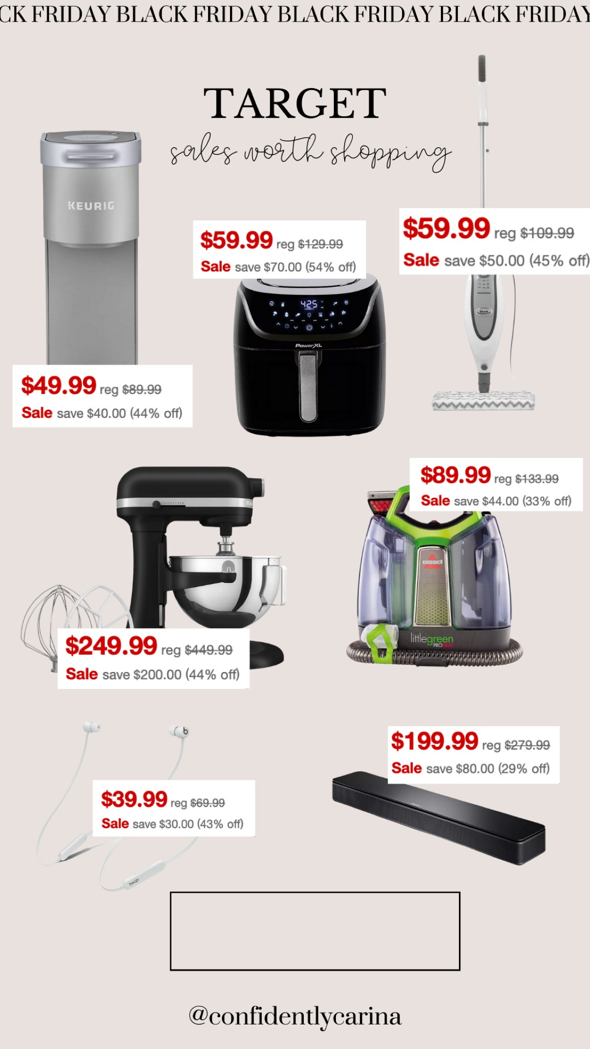 Black Friday deals worth shopping at Target! 

Cyber Week, Cyber Monday, gift ideas, gift guide, Christmas gift ideas, Christmas gifts 

#LTKGiftGuide #LTKCyberWeek #LTKHoliday