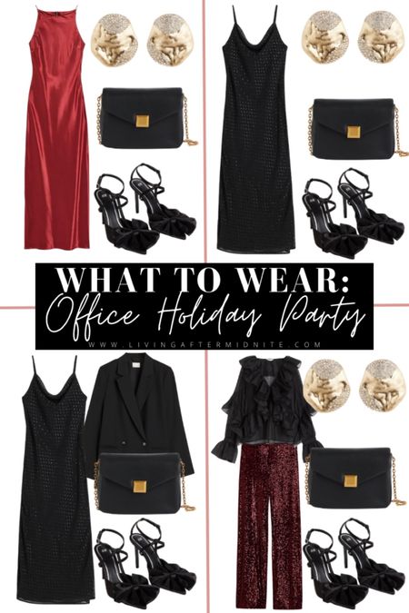 What to wear office holiday party / Christmas Outfit / Holiday Outfits / holiday dress 

#LTKHoliday #LTKfindsunder100 #LTKparties