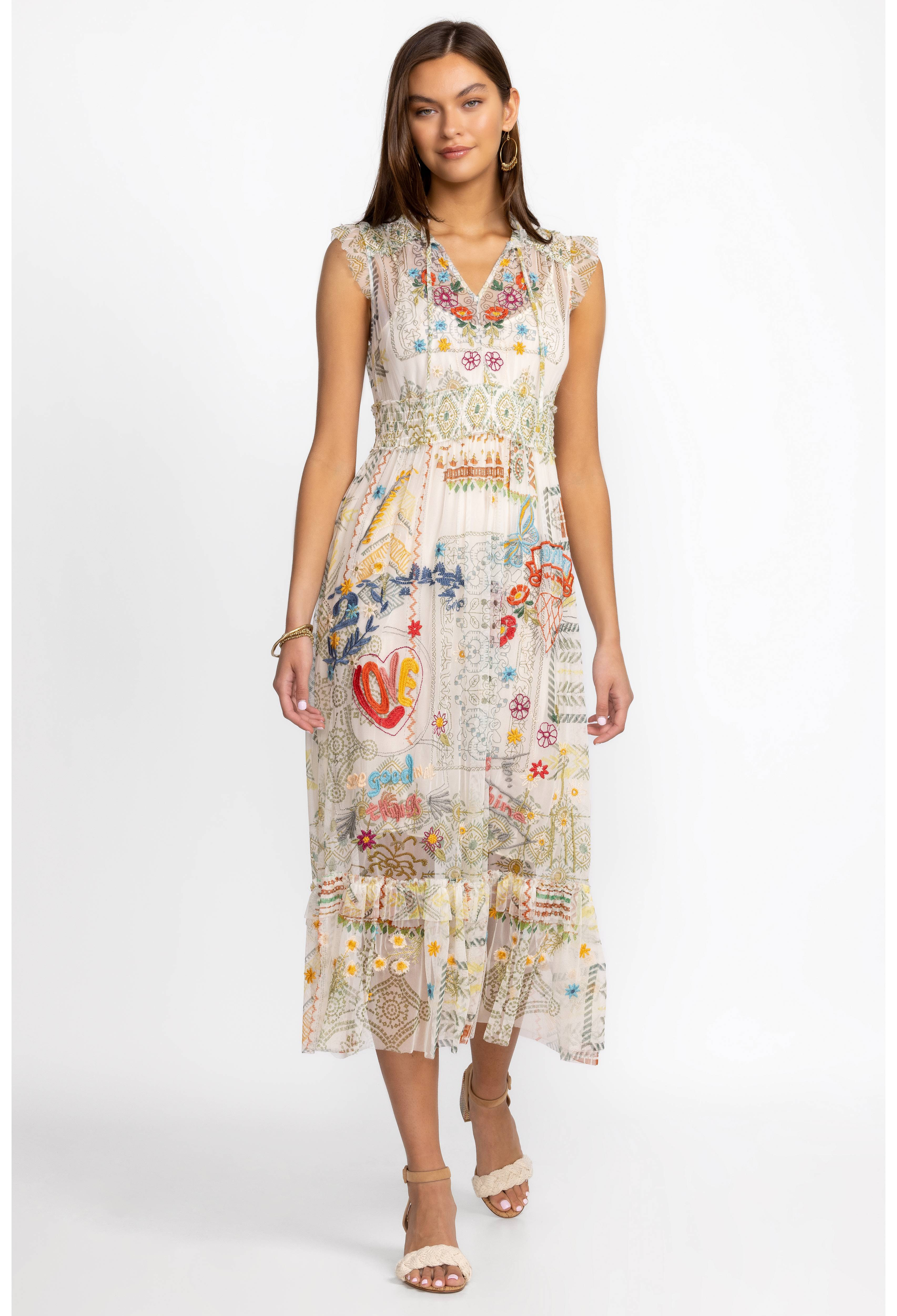 Merida Mesh Dress | Johnny Was | Johnny Was