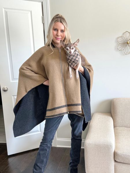 Absolutely love Rag and bone ponchos! I got this one last year. But linked some that I love this year. 

Winter outfit, dog bandana, black jeans

#LTKunder100 #LTKstyletip #LTKSeasonal