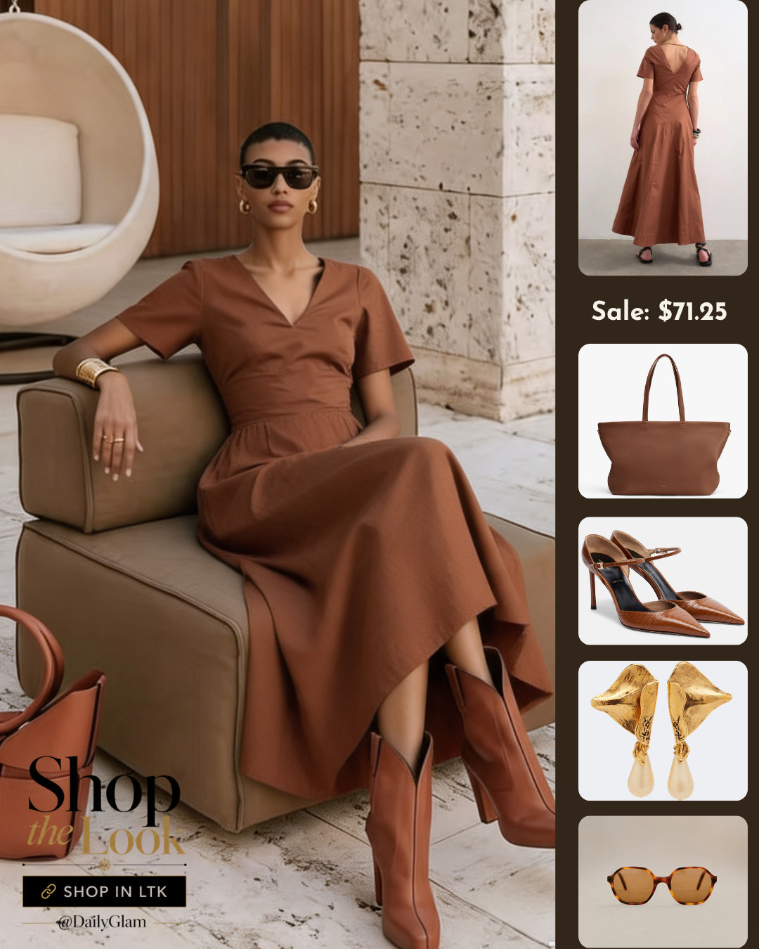 Soft earth tone V-neck dress, cozy sophisticated fall everyday outfit

#TeaLengthDress #VNeckDress #EarthTones #CasualLuxury #FallFashion #TerracottaDress #AlineDress #RelaxedChic
 

 #LTKootd #LTKOver40 #LTKWorkwear