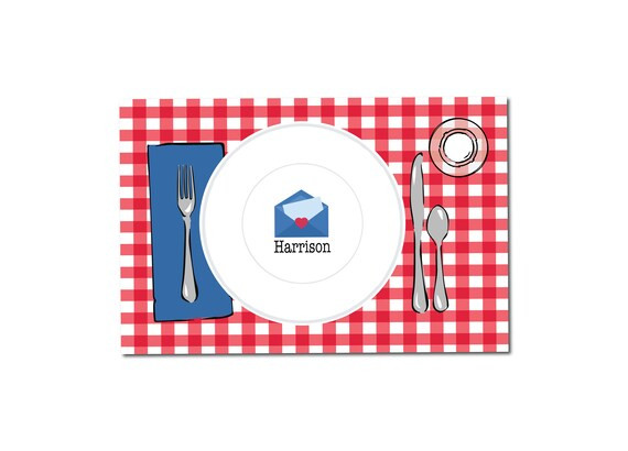 Kids Valentines Placemat Valentines Gift Idea for Kids | Etsy | Etsy (US)