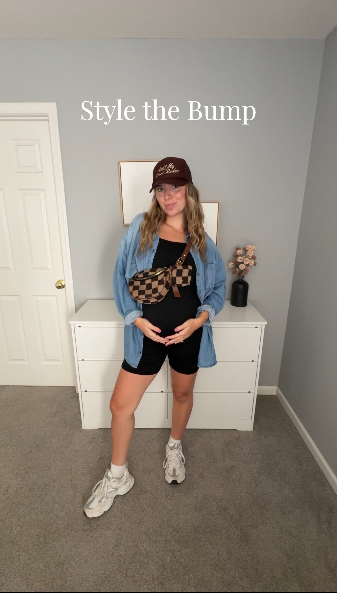 This maternity bodysuit is under $20 and easily the softest thing in my closet right now! Order your true pre-pregnancy size. 

#LTKFindsUnder100 #LTKStyleTip #LTKFindsUnder50