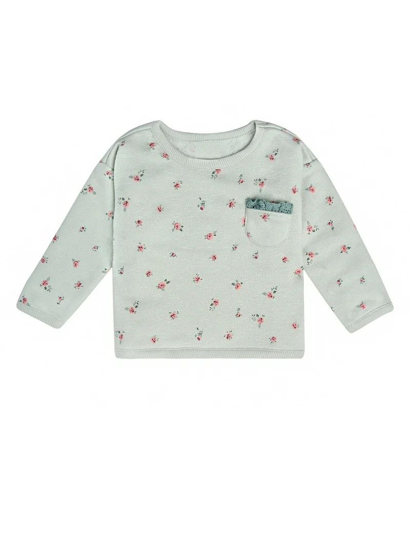 Modern Moments by Gerber Gender Neutral Drop Shoulder Long Sleeve Top, Sizes 0/3 Months - 24 Mont... | Walmart (US)