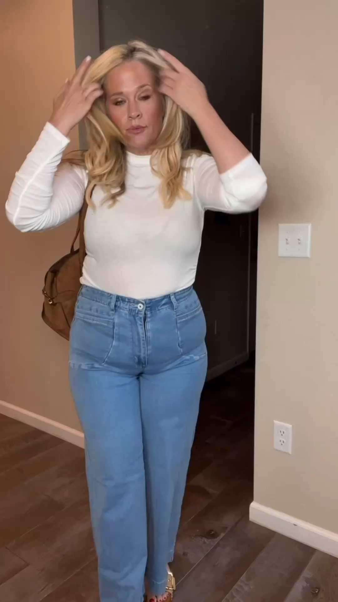 ✨Tap the bell, save and ❤️ start here over 40 fashion, midlife style, midsize fashion and luxury looks for less.  

⬇️Sizing information:
Jeans 12 tts (size down if in between sizes.)  cardigan large (size down if in between sizes.) blouse medium (size down if in between sizes.) 

Walmart’s new brand just dropped these $25 jeans—and I think they’re going to go FAST. 👖

They make business casual feel polished without feeling overdressed.

Great fit. Easy to style. Only $25.

These are the jeans I’d grab first for fall.

👑 Helping you look good, feel good.-Lindsey Denver   Check back daily for belly-friendly style, confidence, and Outfit Physics™.

#LTKOver40 #LTKPlusSize #LTKMidsize