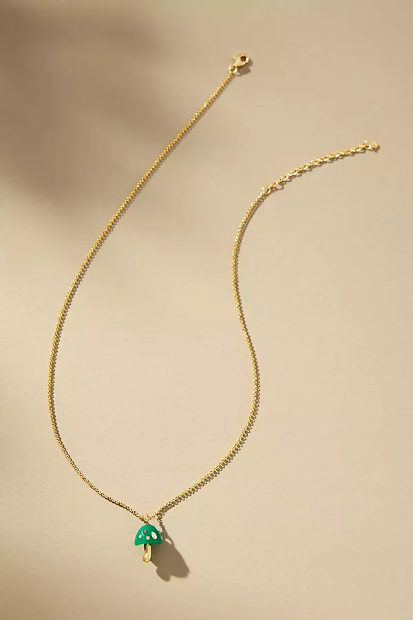 Mushroom Pendant Necklace | Anthropologie (US)