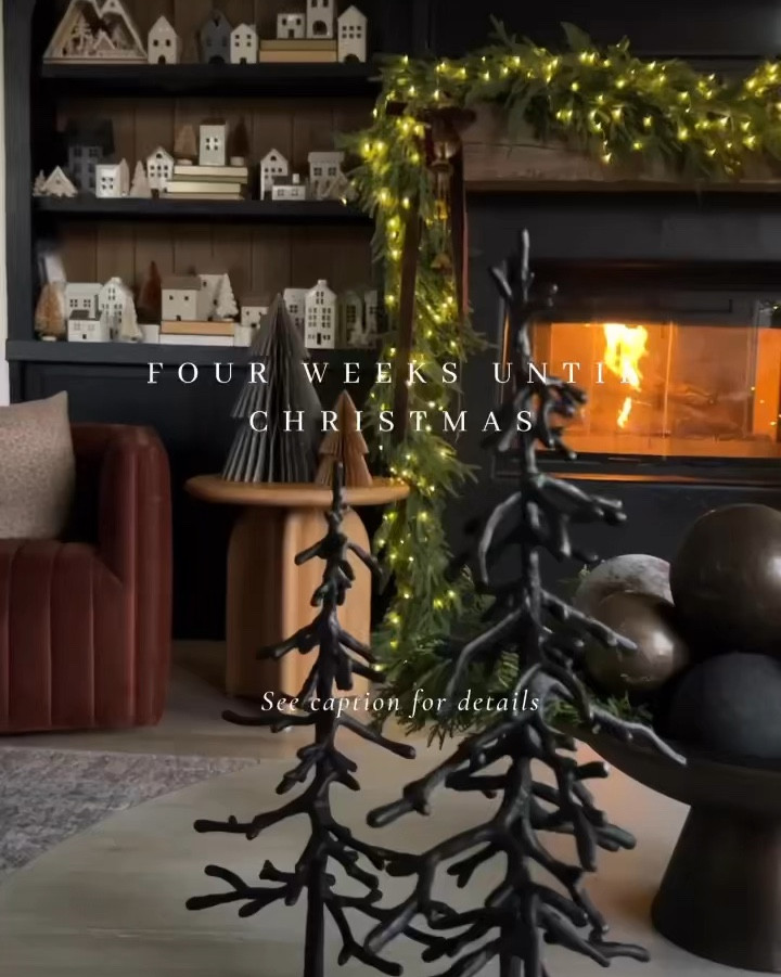 Four weeks until Christmas ...❤️  We are almost done decorating for the Holidays  
🎄 What about you?  

#LTKHome #LTKHoliday #LTKHoliday #LTKGiftGuide #LTKHome