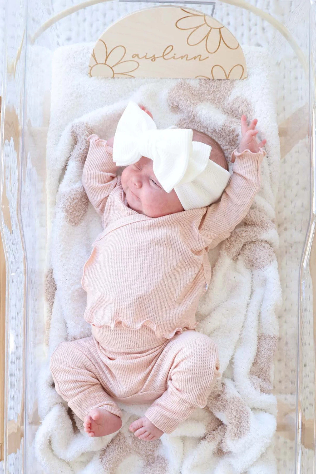 2pc Waffle Crossover Top & Bottom | Fawn | Caden Lane
