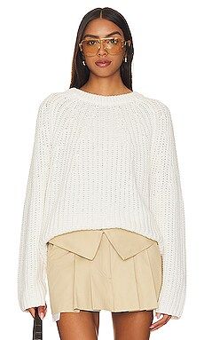 Free People Take Me Home Sweater in Ivory from Revolve.com | Revolve Clothing (Global)