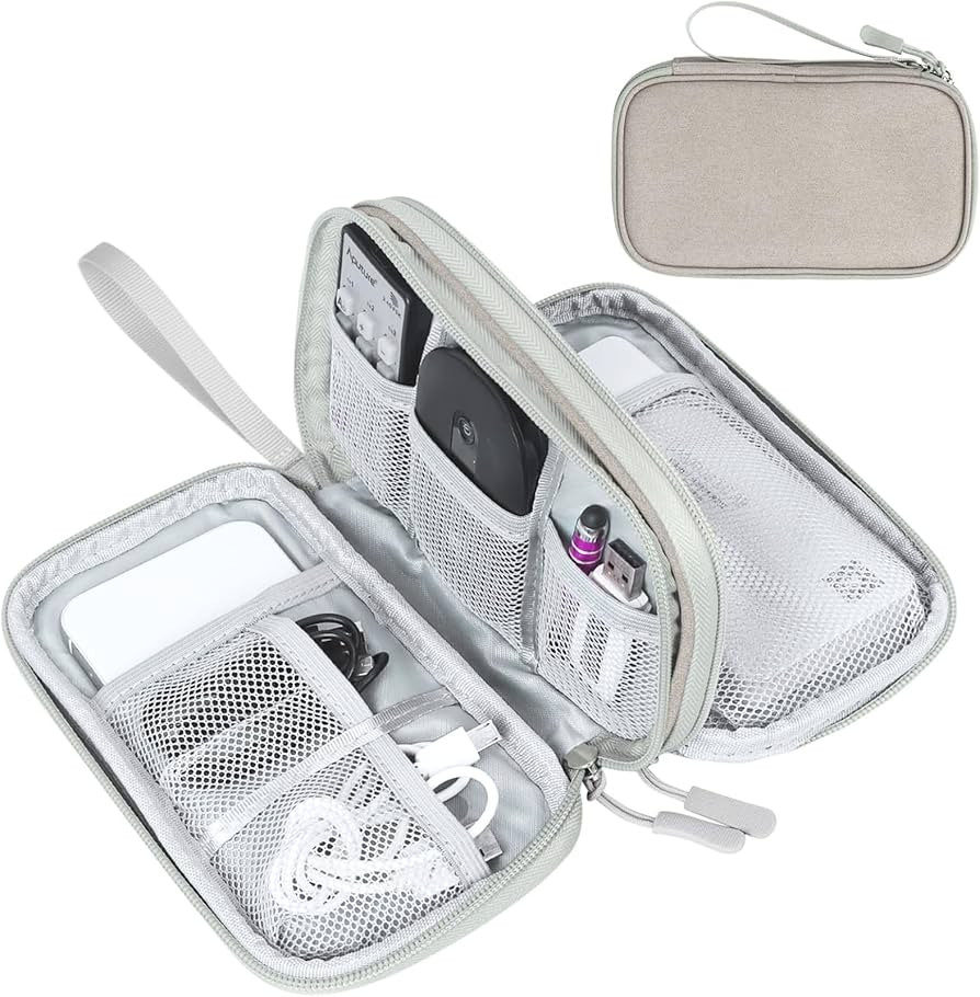 FYY Electronic Organizer, Travel Cable Organizer Bag Pouch Electronic Accessories Carry Case Port... | Amazon (US)