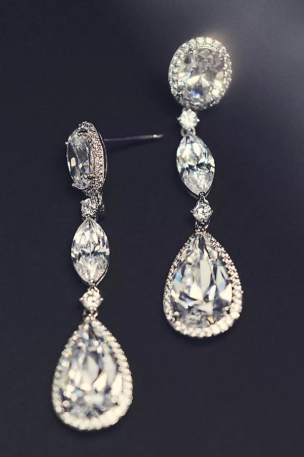 Crystal Drop Earrings | Anthropologie (US)
