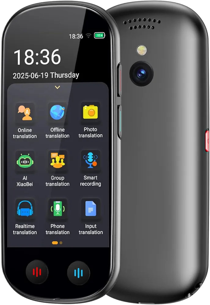 Language Translator Device No WiFi Needed, 2025 Upgraded AI Translator, 150+ Languages Instant Tw... | Amazon (US)
