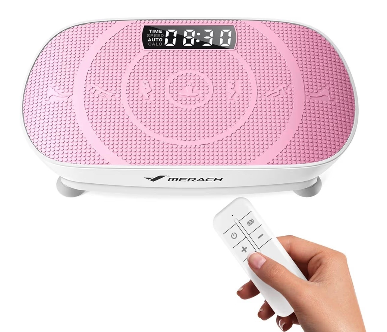 Merach Vibration Plate Exercise Machine with Lymphatic Drainage Feature Compact Design 