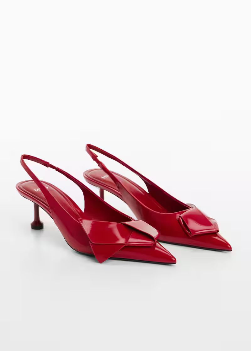 Bow-heeled shoes -  Women | Mango USA | MANGO (US)