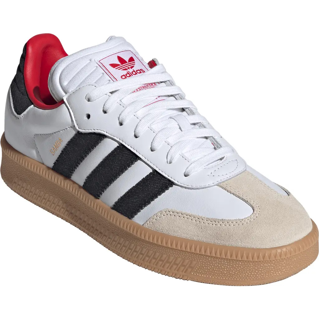 adidas Gender Inclusive Samba XLG Sneaker in White/black/gum 3 at Nordstrom, Size 4 | Nordstrom