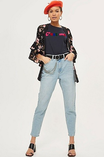 Tall Beach Mom Jeans - Bleach Stone | Topshop US