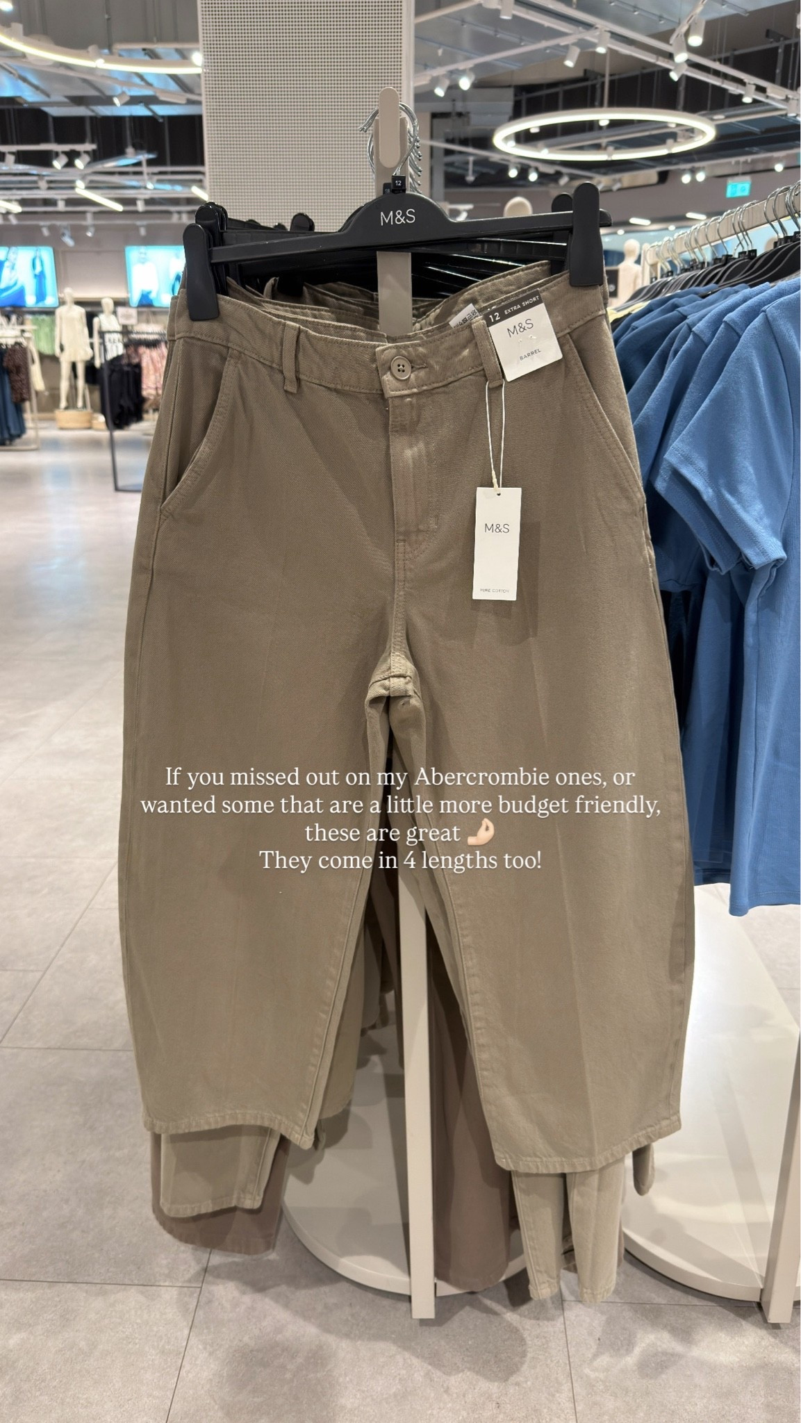 £38 khaki barrel trousers 🤌🏻

#LTKspring #LTKjeans #LTKpetite