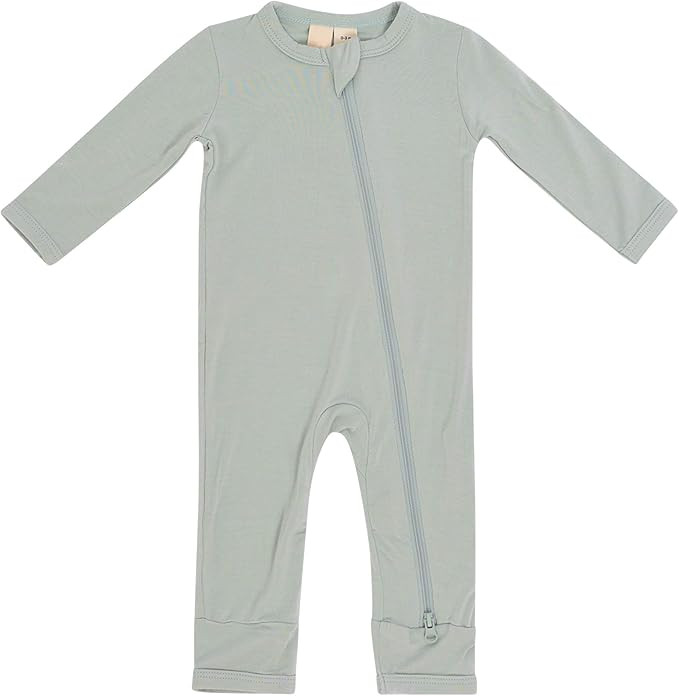 KYTE BABY Unisex Rayon Made From Bamboo Zippered Rompers 0-24 Months | Amazon (US)