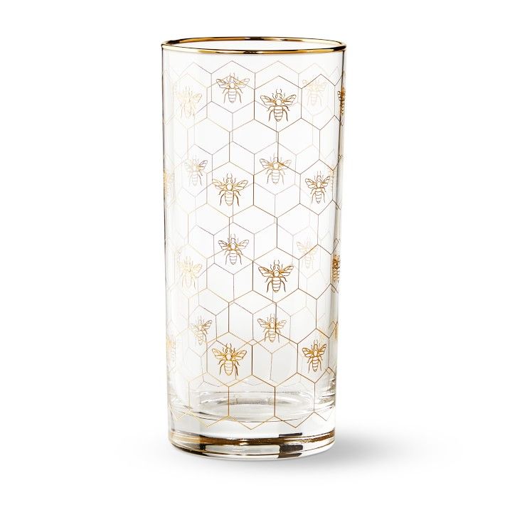 Honeycomb Highball Glasses | Williams-Sonoma