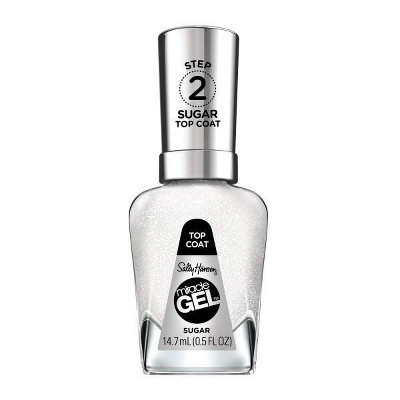 Sally Hansen Miracle Gel Nail Polish - Special Effects Top Coat - 103 Sugar Top Coat - 0.5 fl oz | Target
