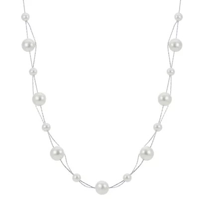 Pearlustre By Imperial Sterling Silver Freshwater Pearl Necklace | Belk