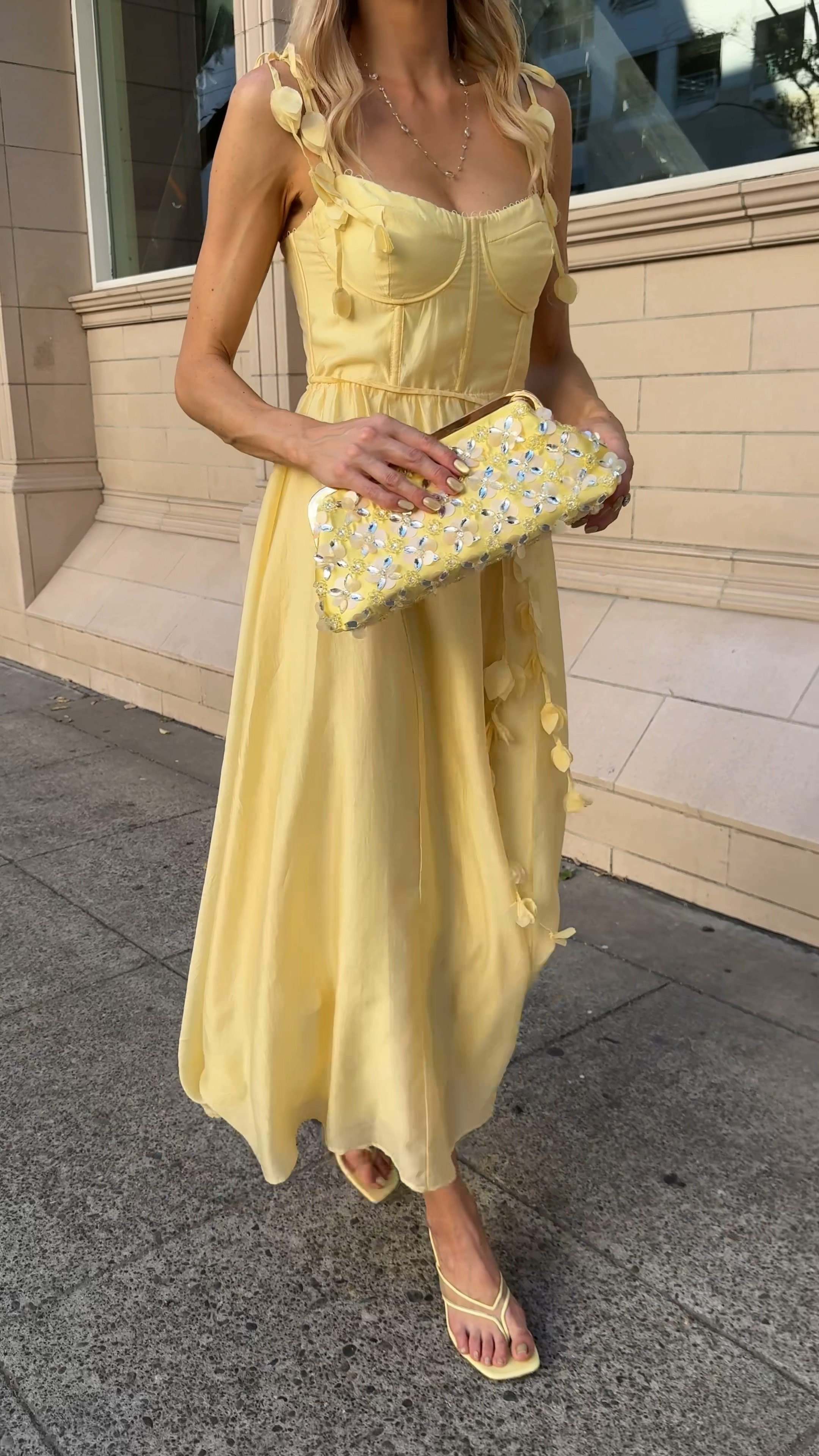 Swooning over this buttery hue and breezy fabric. This dress also comes in the prettiest pink. Linking both.  

 #LTKootd #LTKWedding
