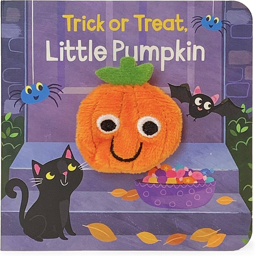 Trick Or Treat Little Pumpkin Finger Puppet Halloween Board Book Ages 0-4 (Children's Interactive... | Amazon (US)