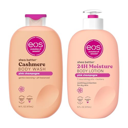 eos Shea Better Body Lotion+ Body Wash, Pink Champagne | Amazon (US)