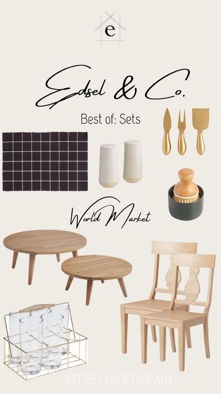 Why get one when you can get more! Check out our favorite sets from World Market
