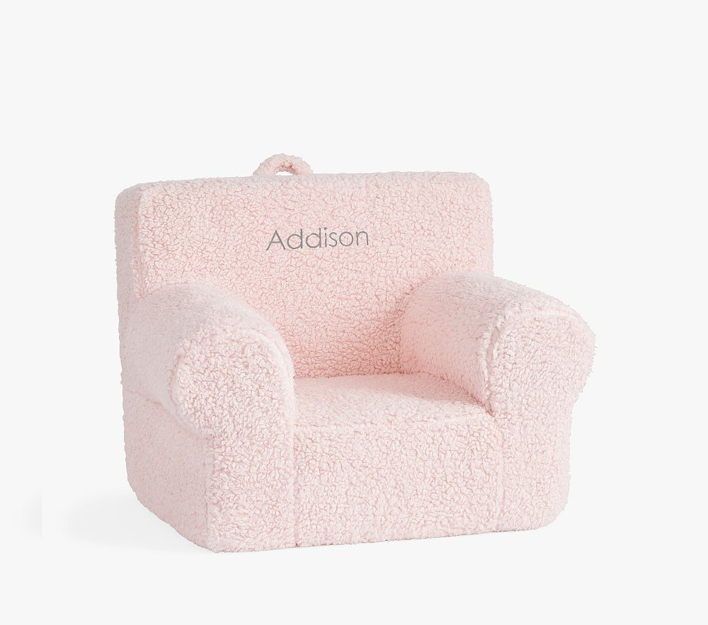Anywhere Chair®, Blush Cozy Sherpa | Pottery Barn Kids