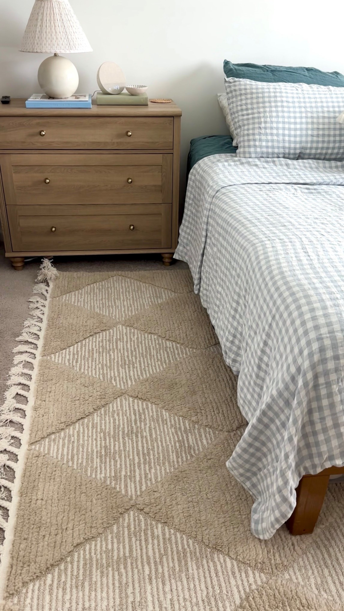 bedroom, bedroom decor, bedroom furniture, bed frame, rug, nightstand, dresser, knobs, linen bedding, gingham bedding, cozy home, coastal cottage

#LTKSeasonal #LTKHome #LTKautumn