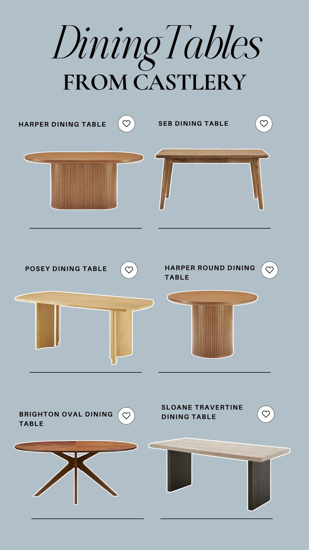 Gather ‘round in style 🍽️ These Castlery dining tables are giving main character energy, the perfect centerpiece for cozy dinners or hosting the whole crew ✨
⁣
Rounded up my top dining table picks on LTK, swipe through and find your match!

#JossAndMain #DiningRoomInspo #TableGoals #ModernDining

#LTKHome #LTKStyleTip
