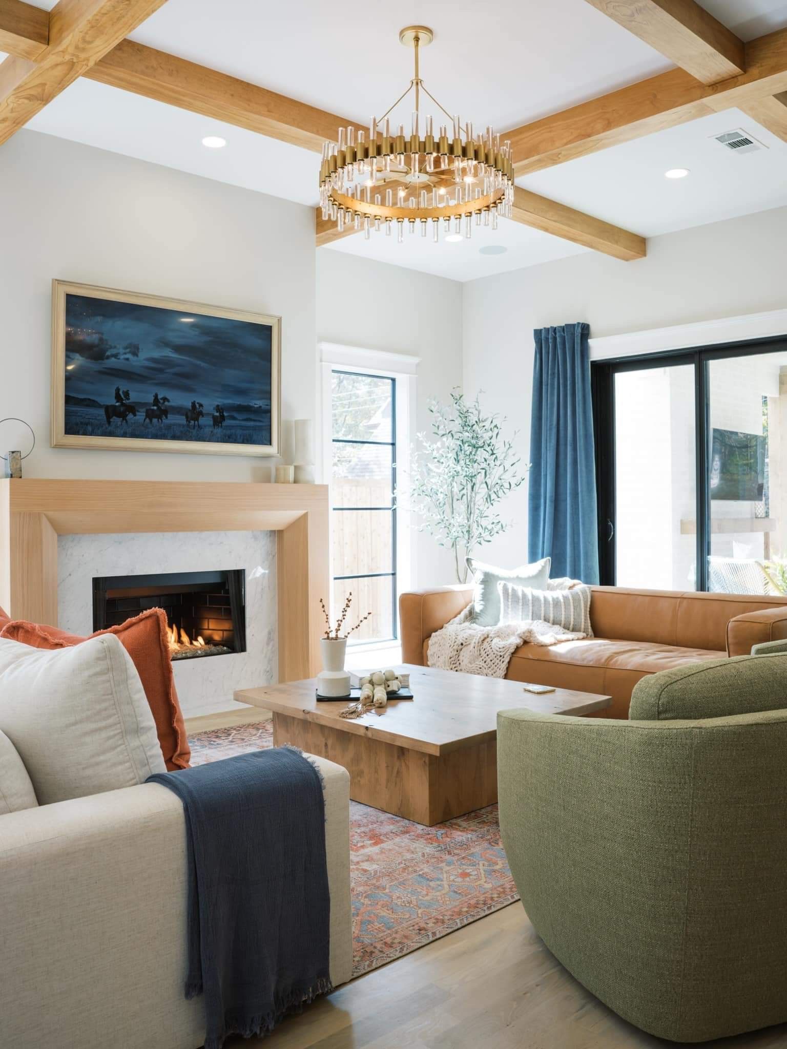 Melissa’s Stunning Transitional Living Room, sourced from Arhaus, Wayfair, Capitol Lighting, and Target! #transitionallivingroom #transitionalhomedecor 

#LTKunder100 

#LTKhome