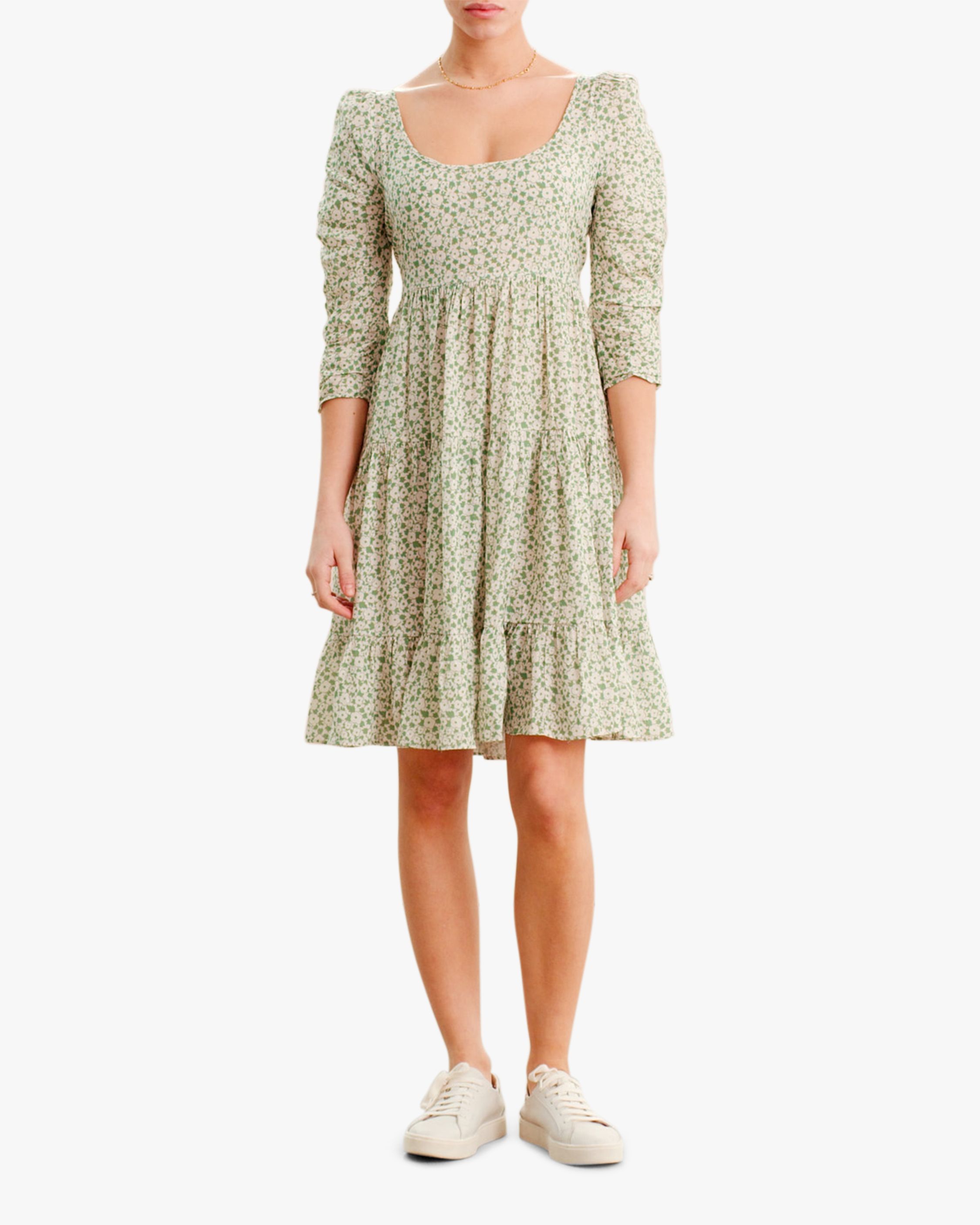 Round-Neck Mini Dress | Olivela