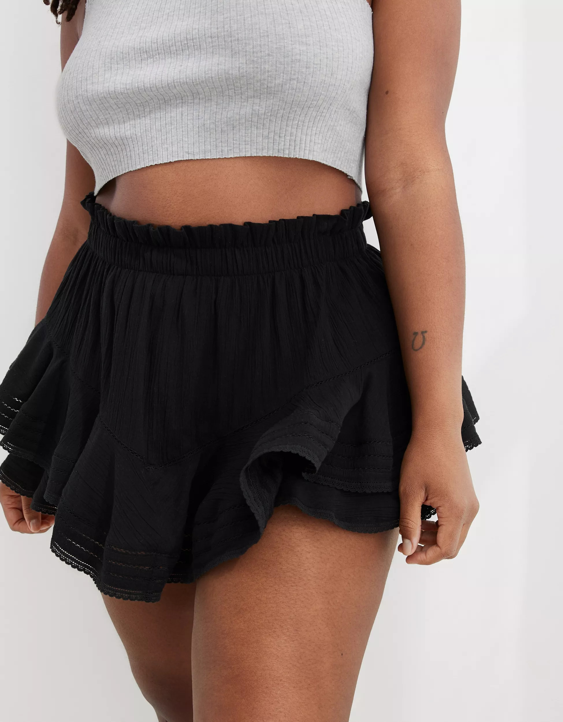 Aerie Rock 'n' Ruffle Skort | American Eagle Outfitters (US & CA)