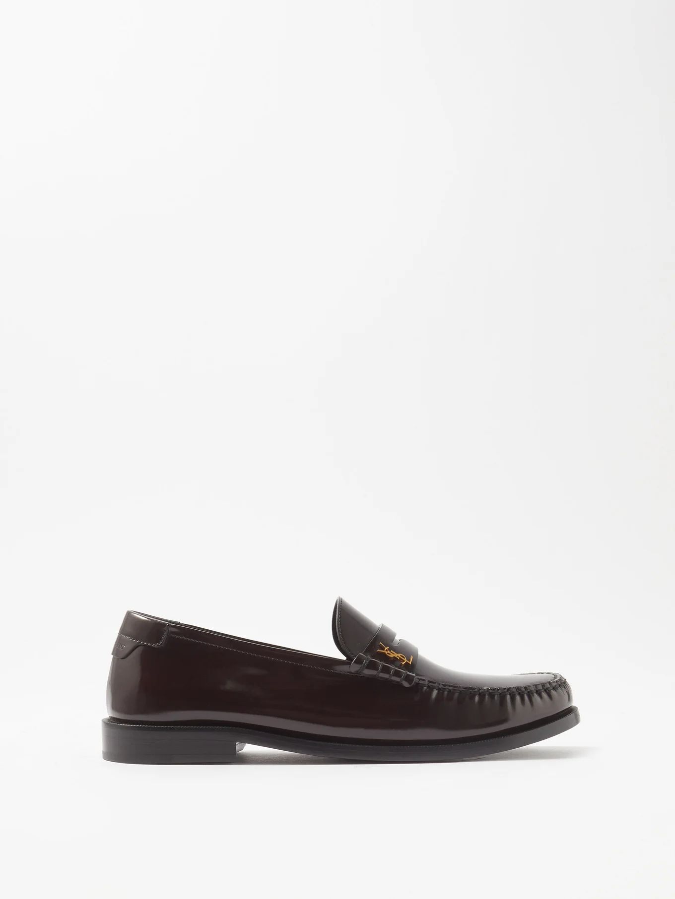 Le Loafer YSL-logo leather loafers | Saint Laurent | Matches (UK)