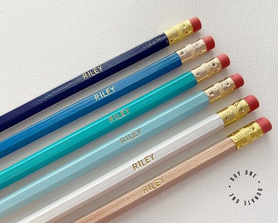 BEACH Personalized Pencils Customized Pencils Pencil With | Etsy | Etsy (US)