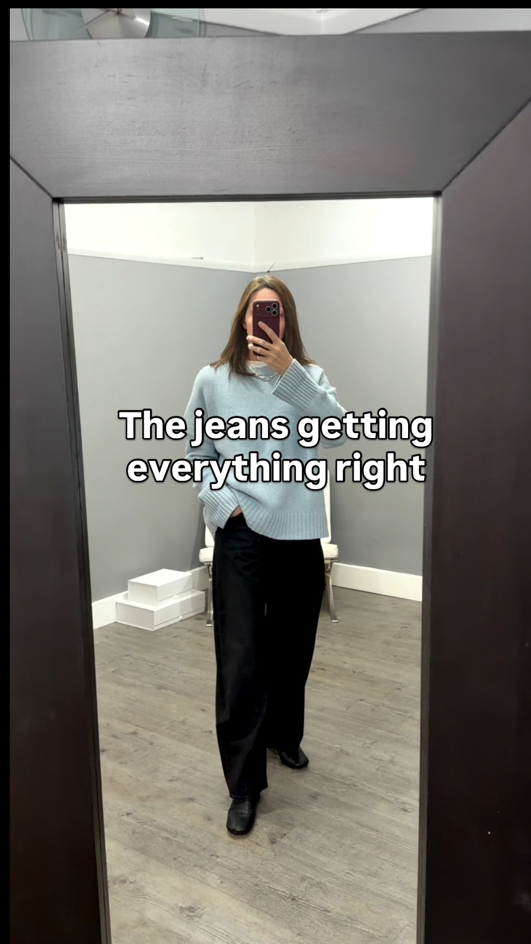 This is the third pair of these I’ve bought and I have zero regrets. I’m reaching for them daily so adding this dark grey pair was a simple decision. 
The curve shape is just enough to look modern without feeling exaggerated. The denim is soft, comfy and light, and I’m already planning summer looks with sandals and flip flops.
I’ve seen them on shorter ladies and ladies with curves - they look fab on everyone.
Size down in these - I’m in a 25/31
I’m in a 10 in this beautiful jumper


#LTKuk #LTKover50style #LTKspring