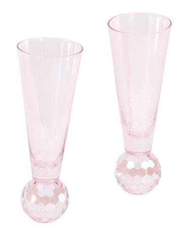Set Of 2 Luster Champagne Glasses | TJ Maxx