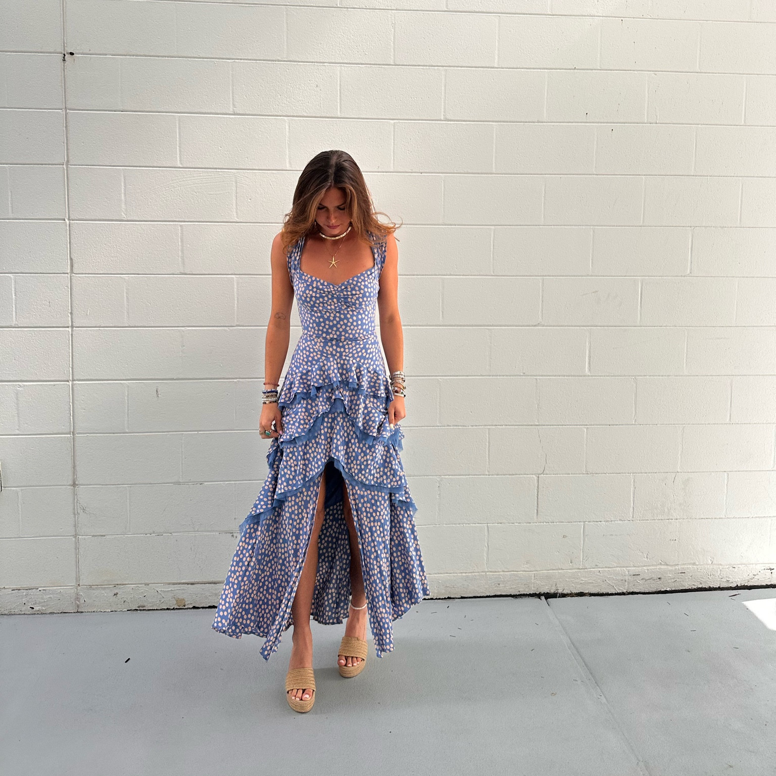 A perfect wedding guest dress 🦋🩵🪞

#wedding #weddingguest 