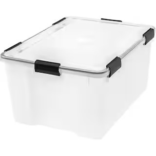 62 Qt./15.5 Gal. WeatherPro Storage Tote | The Home Depot