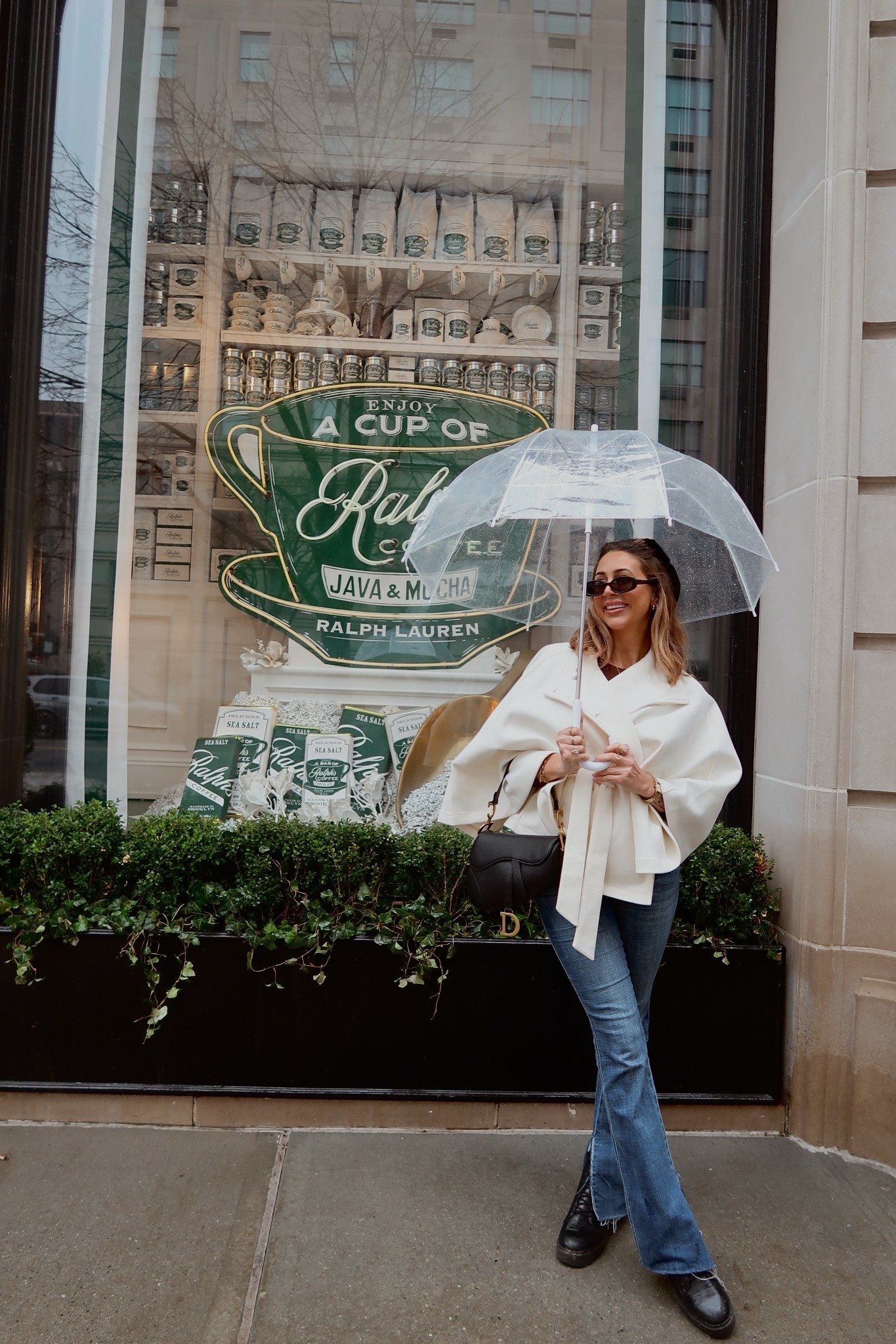 Wearing a size medium in the poncho 🤍

#LTKootd