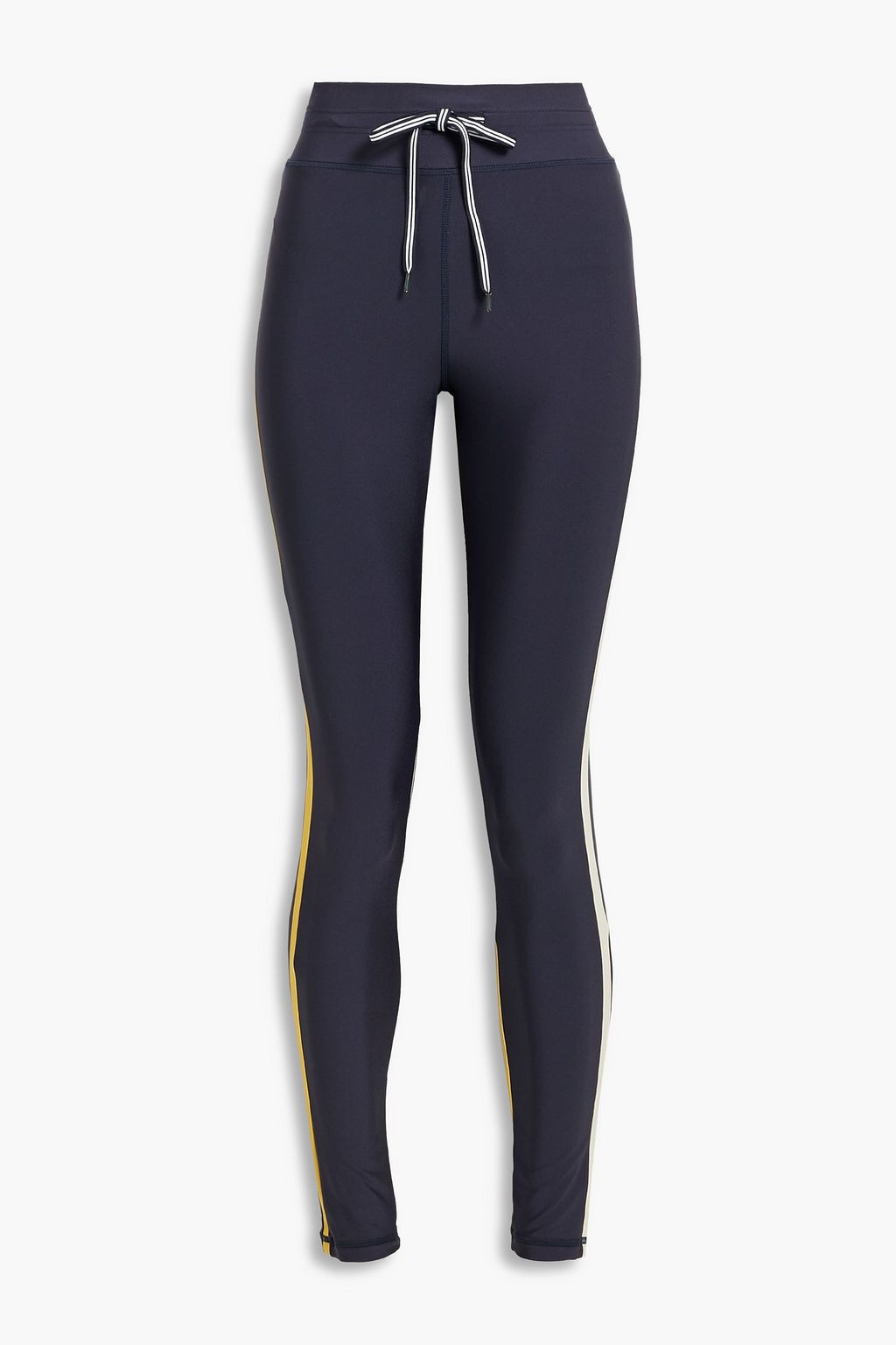 Navy Aika striped stretch leggings | THE UPSIDE | THE OUTNET | The Outnet (US and CA)