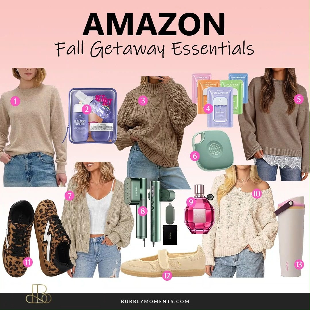 Fall getaway season is here 🍂✨ Discover these must-have Amazon finds for your next weekend escape! From cozy layers and stylish outfits to travel-friendly essentials, these picks make packing and getting ready so much easier. Perfect for a cabin weekend, road trip, or cozy fall getaway. 🍁🧳
Shop these fall favorites and add a little extra style to your next adventure!
#LTKootd #LTKSeasonal #LTKFinds #FallFashion #FallStyle #FallOutfits #FallEssentials #GetawayStyle #WeekendGetaway #TravelEssentials #AmazonFinds #AmazonFashion #AmazonFavorites #AutumnStyle #CozyStyle #TravelStyle #WomensFashion #FallTrends #ShopMyFinds
 

 